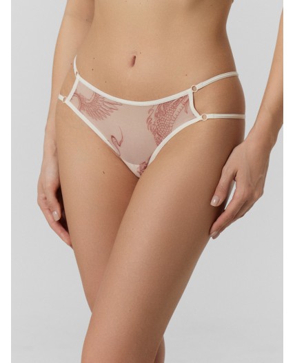 Трусы тату на персиковом