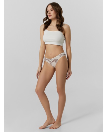 Трусы тату на персиковом