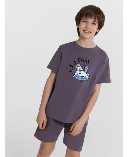 Пижама олово +печать