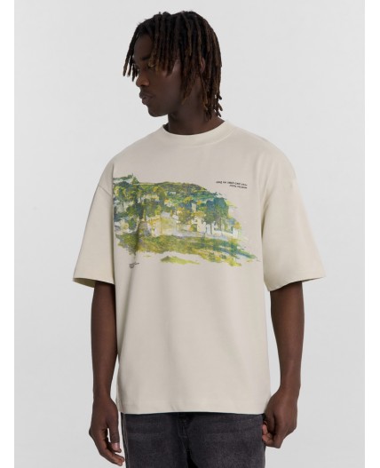 Футболка св.фисташка +печать