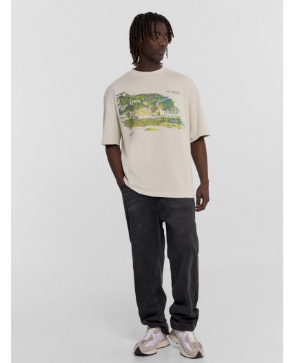 Футболка св.фисташка +печать