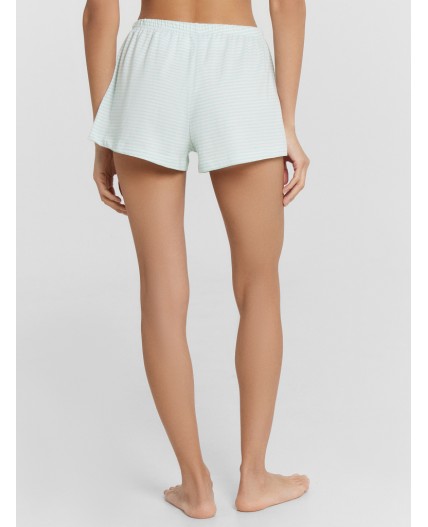 Шорты домашние бирюзовая полоска