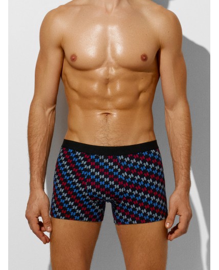 Трусы разноцветный узор на черном