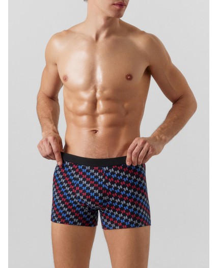 Трусы разноцветный узор на черном