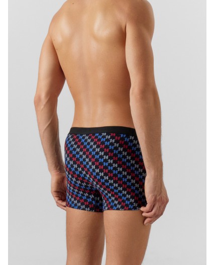 Трусы разноцветный узор на черном