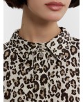 Рубашка крупный леопард
