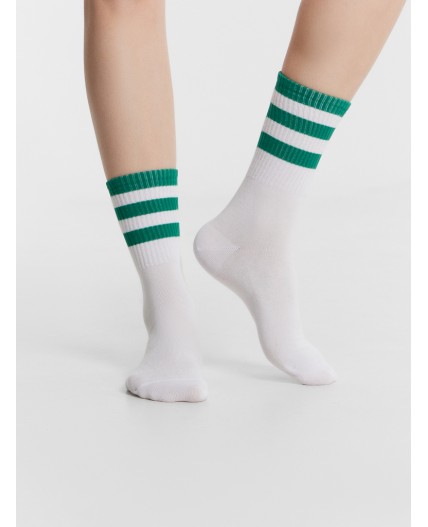 Носки белый/зеленка/бордовый/васильковый/