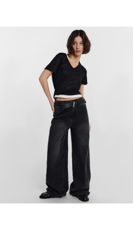 Джинсы т.серый +тинт