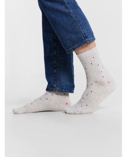 Носки св.серый меланж