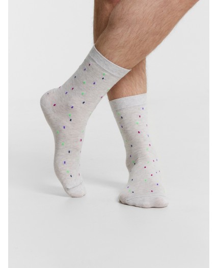 Носки св.серый меланж