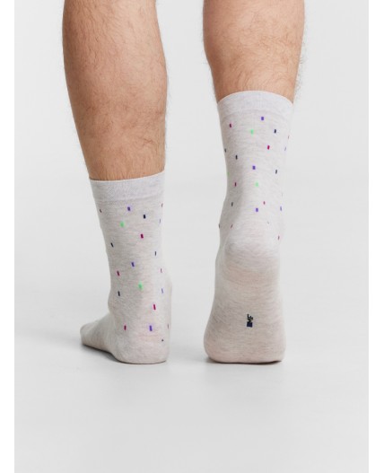 Носки св.серый меланж