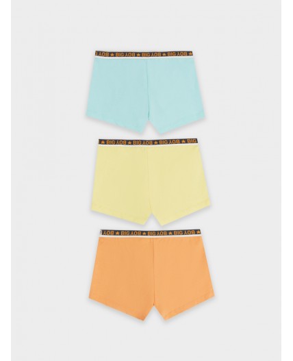 Трусы мандарин +я.желтый +бирюзово -голубой