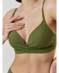 Бюстгальтер купальный оливин