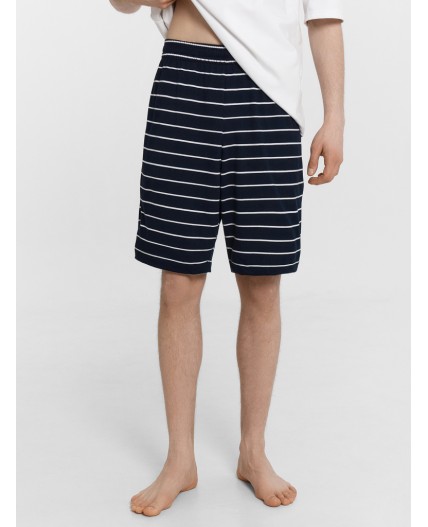 Шорты белая -синяя полоска
