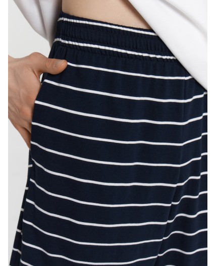 Шорты белая -синяя полоска