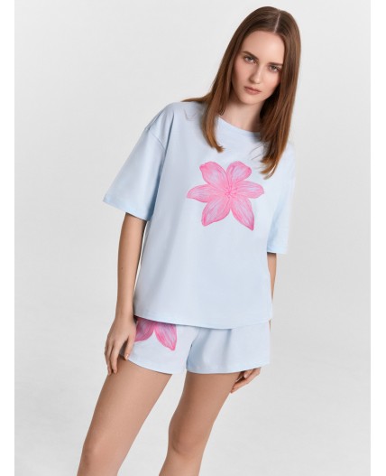 Пижама кристалл +печать