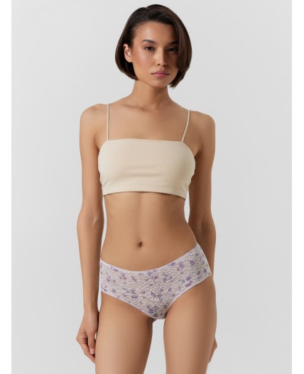 Трусы цветочки на лавандовом