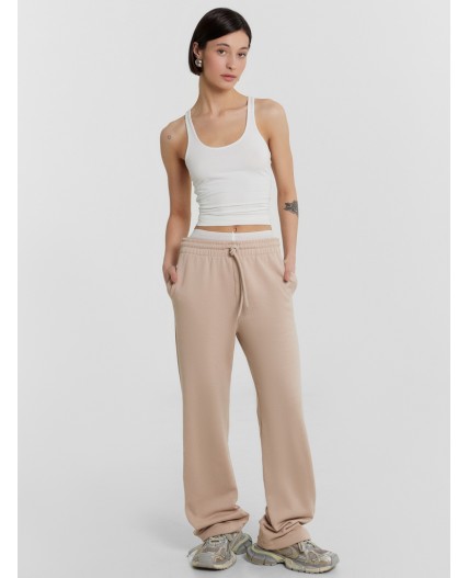 Брюки холодный бежевый