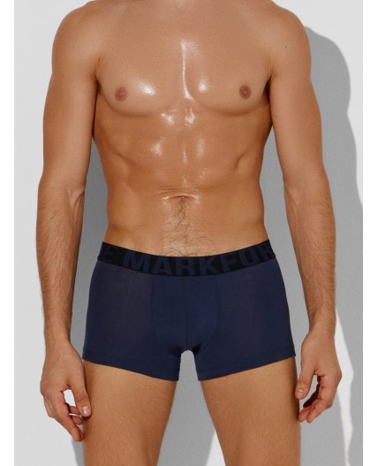 Трусы глубокий синий +мрамор