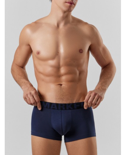 Трусы глубокий синий +мрамор