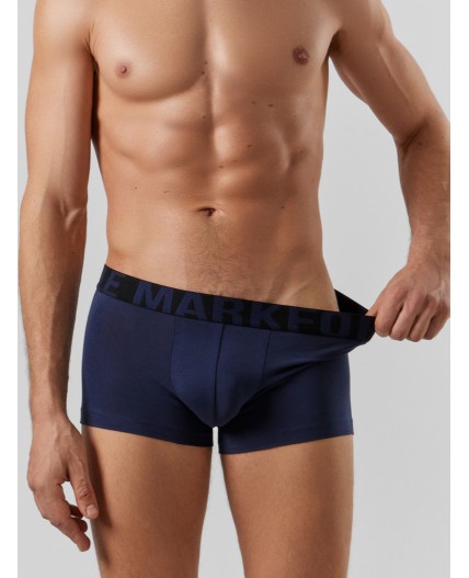 Трусы глубокий синий +мрамор