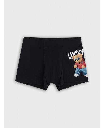 Трусы черный +печать2