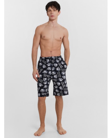 Шорты роботы на черном