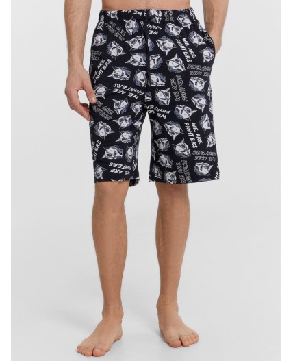 Шорты роботы на черном