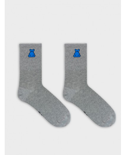 Носки серый меланж
