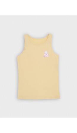 Топ желтый +печать