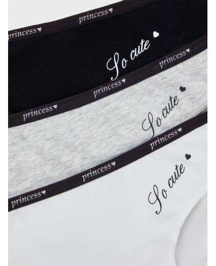 Трусы белый +печать2