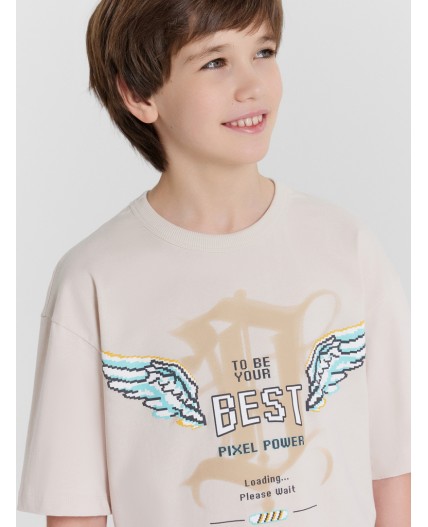 Футболка льняной +печать