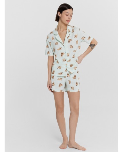 Комплект собачки на светлой мяте