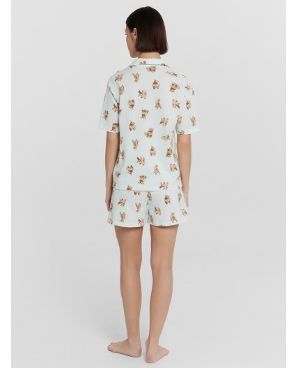 Комплект собачки на светлой мяте