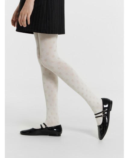 Колготки молочный