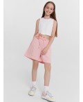 Шорты серебристо - розовый