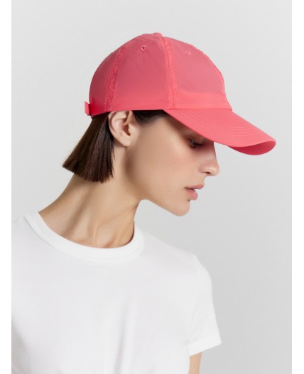 Бейсболка розовый +вышивка