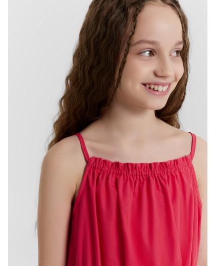 Сарафан красный