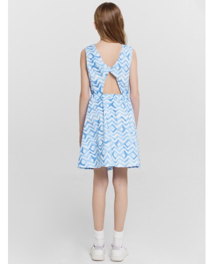 Сарафан зигзаги на белом