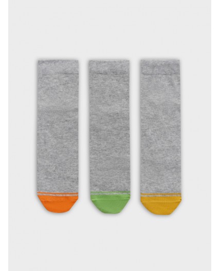 Носки серый меланж-3/