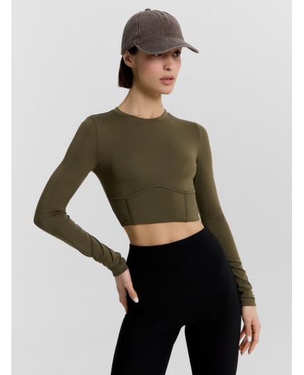 Джемпер оливковый