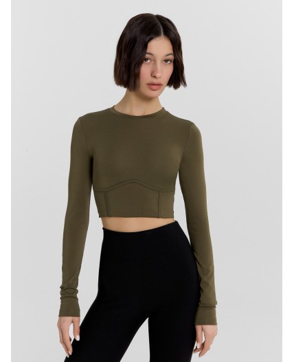 Джемпер оливковый