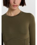 Джемпер оливковый