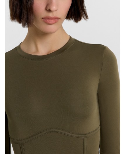 Джемпер оливковый