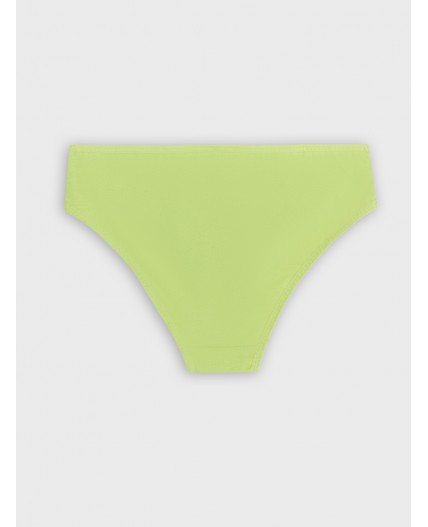 Трусы нежно -салатовый +печать