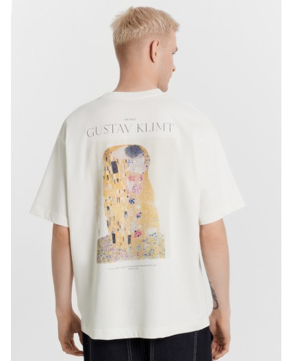 Футболка св.молочный +печать