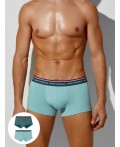 Трусы пыльная бирюза +геометрия на атлантике