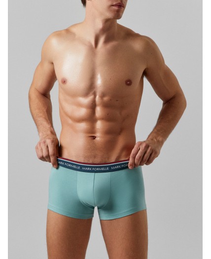 Трусы пыльная бирюза +геометрия на атлантике