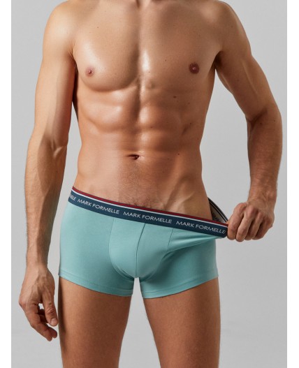 Трусы пыльная бирюза +геометрия на атлантике