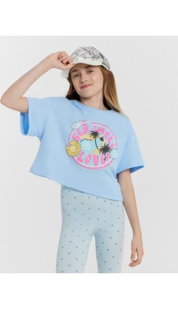 Футболка небо +печать